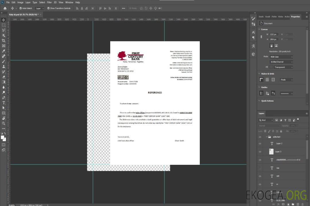 Référence USA , First Century , closure template